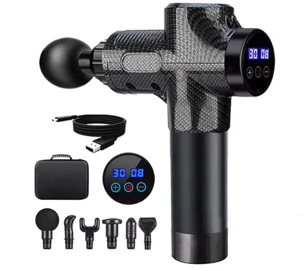 Merach Rechargeable Massage Gun – 20-Speed Deep Tissue Percussion Recovery Device