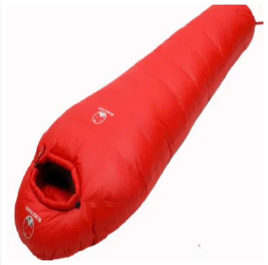 Premium Goose Down Extreme Warm Mummy Sleeping Bag – 3000g Fill (Heavy-Duty Winter Edition)