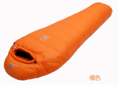 Premium Goose Down Extreme Warm Mummy Sleeping Bag – 3000g Fill (Heavy-Duty Winter Edition)