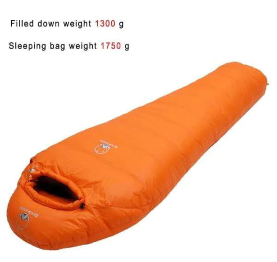 Premium Goose Down Extreme Warm Mummy Sleeping Bag – 3000g Fill (Heavy-Duty Winter Edition)