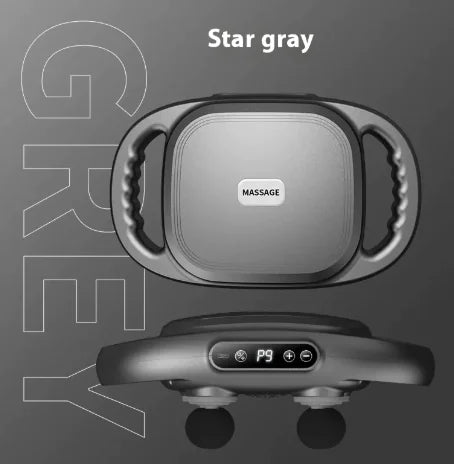6-Head Deep Tissue Massage Gun – Star Gray