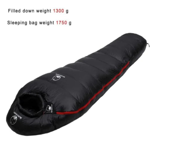 Premium Goose Down Extreme Warm Mummy Sleeping Bag – 3000g Fill (Heavy-Duty Winter Edition)