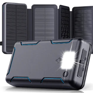 Solar Power Pad 20000mAh Waterproof Portable Charger – Harness the sun's endless energy for uninterrupted power on your next underwater or outdoor expedition.
