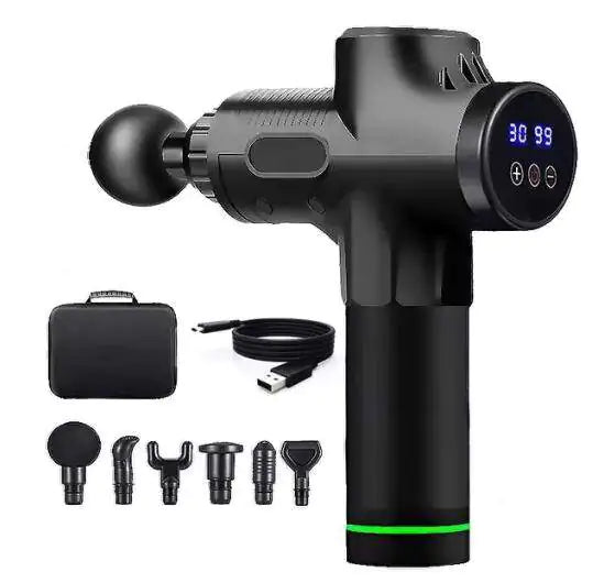 Merach Rechargeable Massage Gun – 20-Speed Deep Tissue Percussion Recovery Device